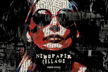 Portrait Collage Photoshop Action