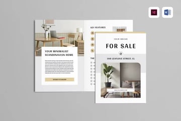 Real Estate Brochure | MS Word & InDesign