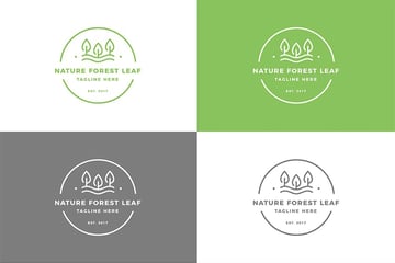 Nature Forest Logo Template