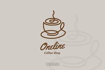 Minimal Coffee & Bakery Shop Design Logo
