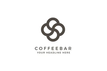 Minimal Coffee and Bakery Shop Design Logo 