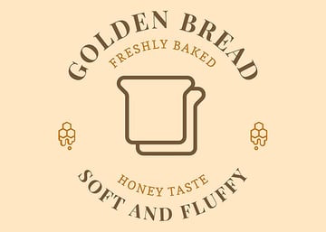 Modern Bakery Logo With a Bread Icon