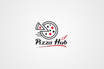 Cool Pizza Hub Restaurant Logo