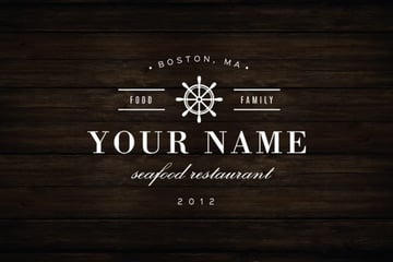 Seafood Logo Design for Restaurant