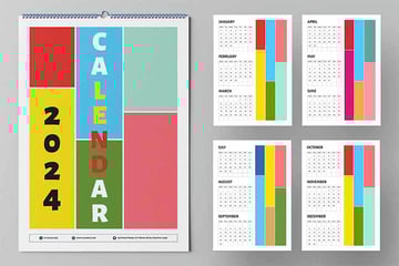 InDesign Monthly Calendar Template 