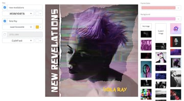 80s New Wave Album Cover Art Maker