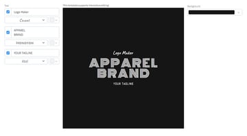 Apparel Brand Logo Design Template