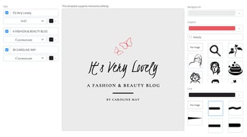 Beauty Logo Maker for Bloggers