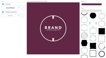 Clothing Brand Logo Maker - Simple Design