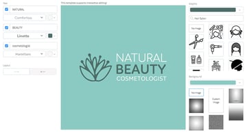 Logo Template for Natural Cosmetics