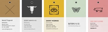 Apparel Brand Business Card Template