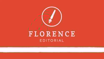 Business Card Template for Publishing Industry with Typewriter Images