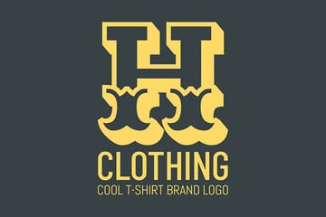  Cool T-Shirt Brand Logo Design Template