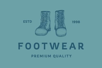 Vintage Footwear: Logo for Clothing Brand