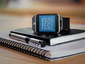 Mockup Generator Samsung Galaxy Gear 2 Smartwatch