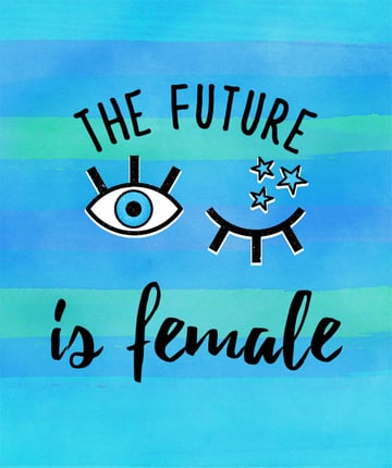  Feminist T-Shirt Template with 2000s Style