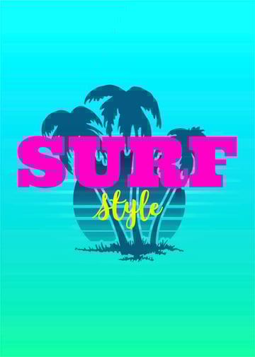 T-Shirt Design Maker for Surf Shirts