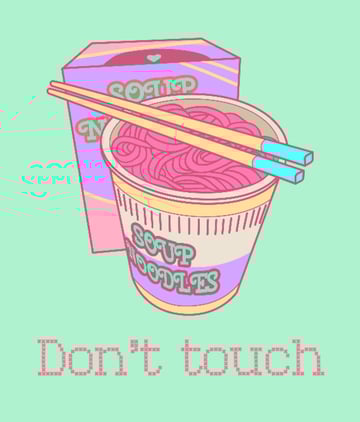 Cool Ramen T-Shirt Design Template