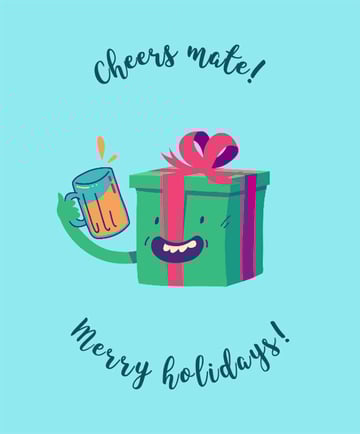 Xmas Tee Design Maker with Cute Christmas Present