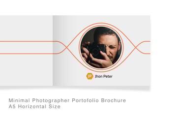 Minimal Photographer Portfolio Brochure Photoshop