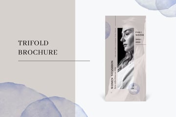 Fashion Trifold Brochure Template Photoshop