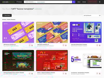Envato Elements Banner Templates