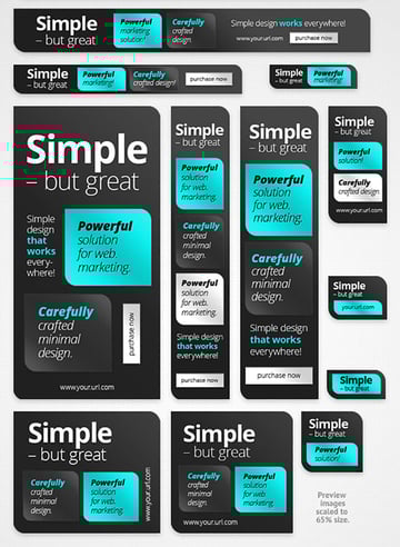 Minimalistic Web Banners