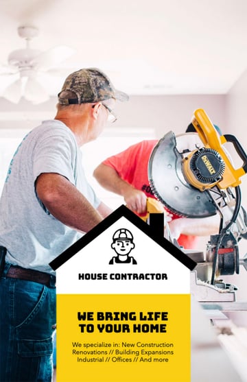 Flyer Design Template to Create Contractor Flyers