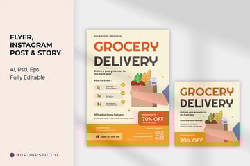 Grocery Delivery Flyer