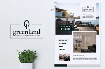 Greenland Real Estate Flyer Examples 