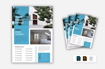 Minimal Real Estate Flyer Examples 