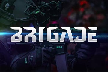 Brigade Army Font