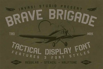 Brave Brigade US Navy Font