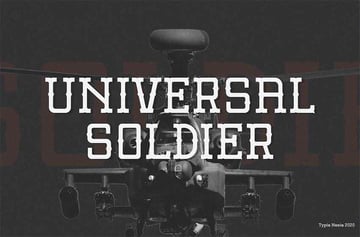 Universal Soldier Decorative Slab Serif