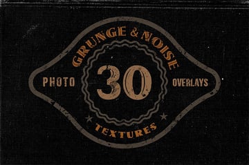 30 Noise Grunge Grain Texture Overlays