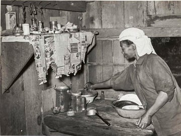 Tenant farmer in Louisiana. Source: Schomburg