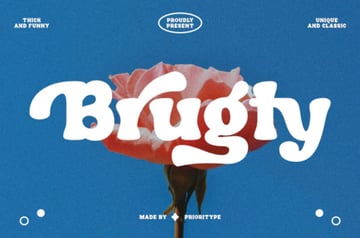 Brugty: Thick Display Font