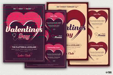 Valentine's Day Flyer Template 