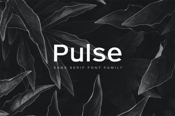 Pulse a Modern Sans-Serif Typeface