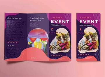 Event Brochure Design Trifold