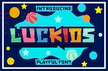  Luckids Fun Typefaces