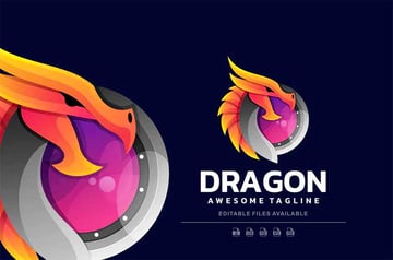 Dragon Logo Vector