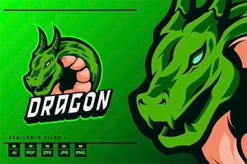 Dragon Logo Vector