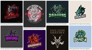 Unlimited Cool Dragon Logo Designs at Placeit