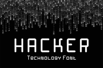 Hacker Futuristic Techno Fonts