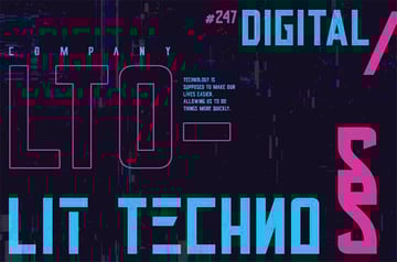 Future Technos Cyber Futuristic Font