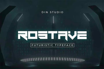 Rostave Futuristic Fonts