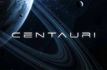 Centauri Futuristic Digital Fonts