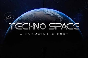 Techno Space Futuristic Font