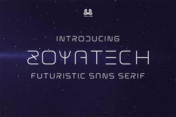 Zoyatech - Futuristic Sans Serif